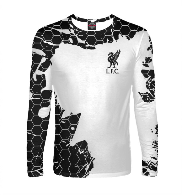 Мужской лонгслив с изображением Liverpool F.C. цвета Белый