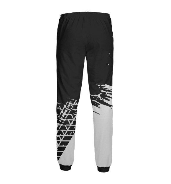 Мужские спортивные штаны с изображением Lexus / Лексус цвета Белый
