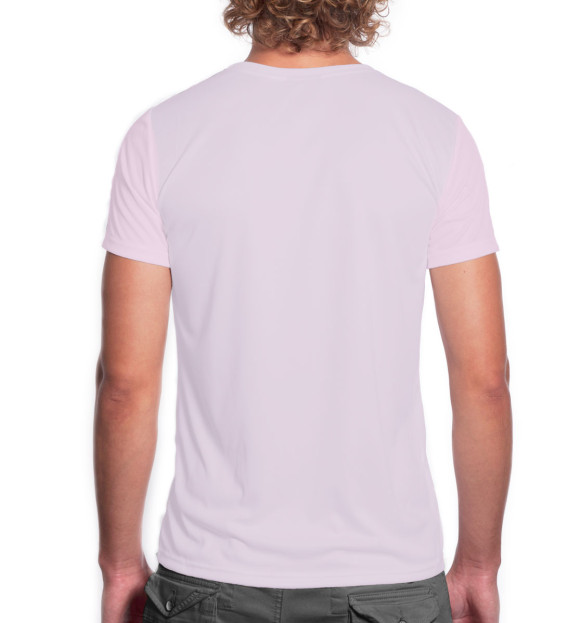 Мужская футболка с изображением Пёсель цвета Белый
