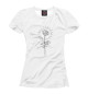 Женская футболка Сияние розы
