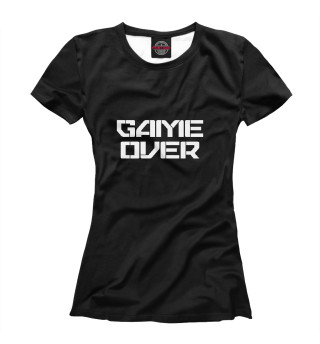 Футболка для девочек GAME OVER