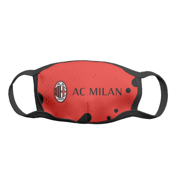 Маска тканевая с изображением AC Milan / Милан цвета Белый
