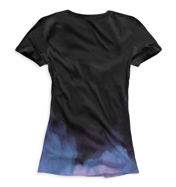 Женская футболка с изображением Боевой континент цвета Белый