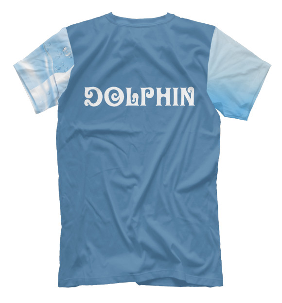 Футболка для мальчиков с изображением Dolphin цвета Белый
