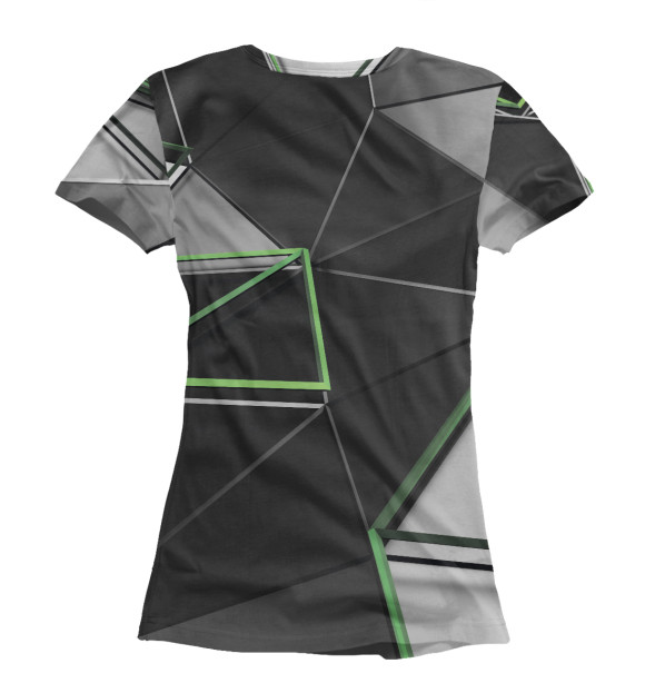 Футболка для девочек с изображением 3D Sport style цвета Белый