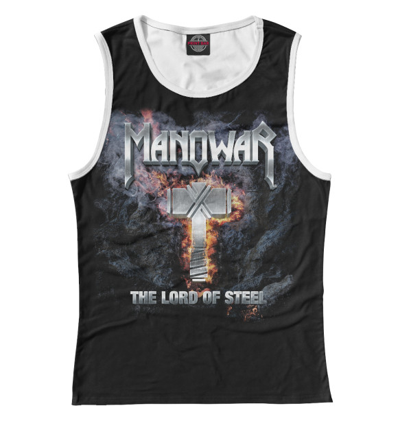 Майка для девочки с изображением Manowar цвета Белый