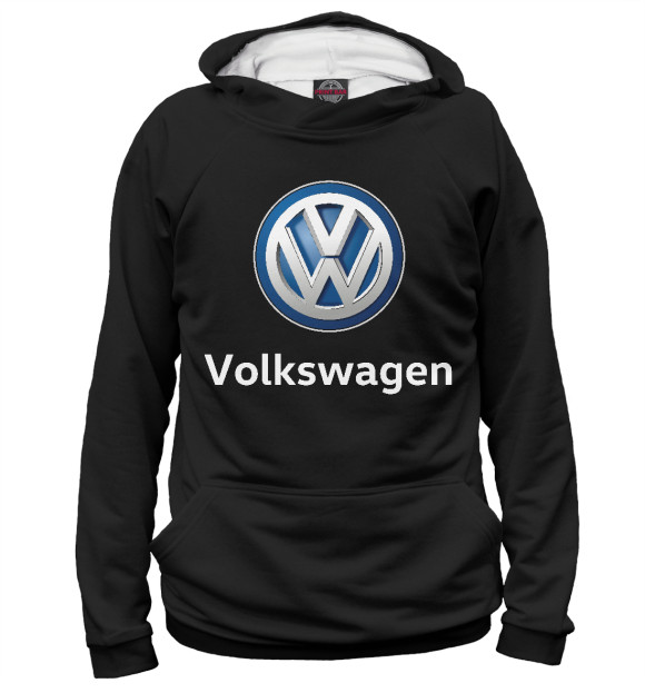 Женское худи с изображением Volkswagen цвета Белый