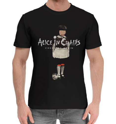 Хлопковые футболки Print Bar Alice In Chains