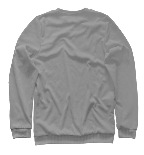 Свитшот для мальчиков с изображением Skull on gray background цвета Белый