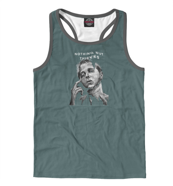 Мужская майка-борцовка с изображением Nothing But Thieves цвета Белый