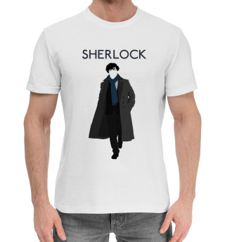 Хлопковая футболка для мальчиков Шерлок