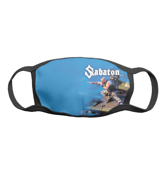 Маска тканевая с изображением Sabaton цвета Белый