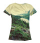 Женская футболка Красивый лес