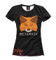 Футболка для девочек Metamask Fox