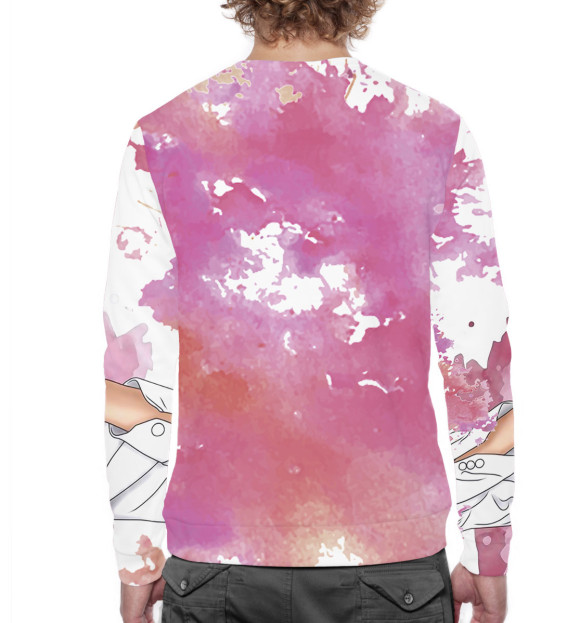 Мужской свитшот с изображением Егор Шип цвета Белый