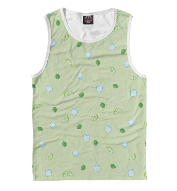 Майка для мальчика с изображением Мохито цвета Белый