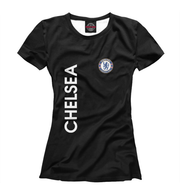 Футболка для девочек с изображением Chelsea цвета Белый