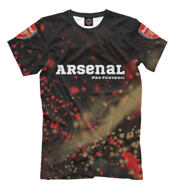 Мужская футболка с изображением Arsenal | Arsenal Pro Football цвета Белый