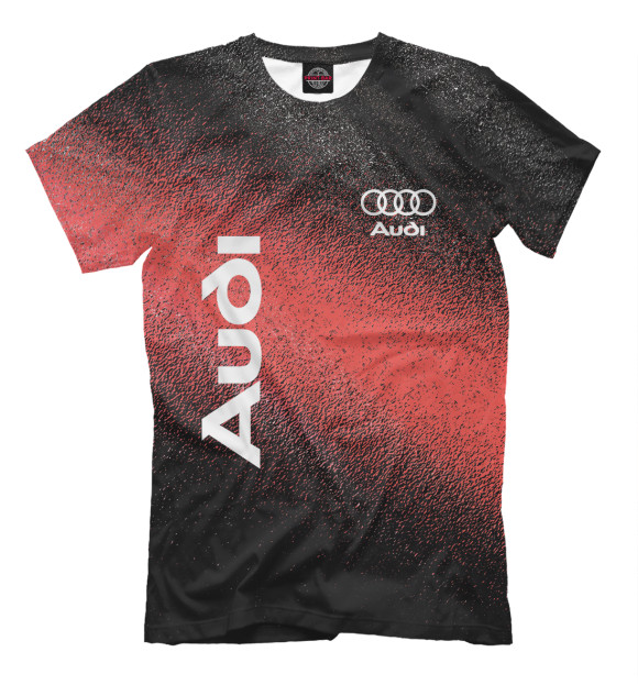 Футболка для мальчиков с изображением Audi цвета Белый