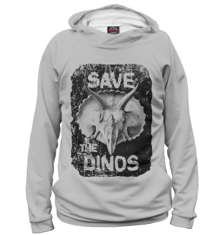 Худи для девочки Save the dinos