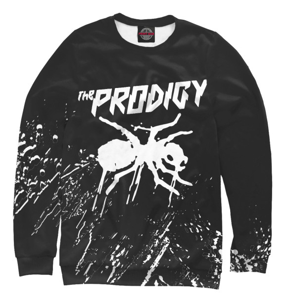 Свитшот для мальчиков с изображением The Prodigy цвета Белый