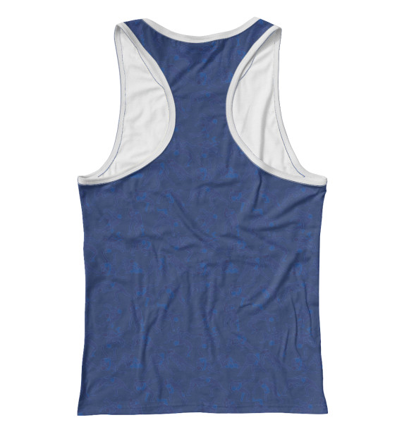 Женская майка-борцовка с изображением Борьба цвета Белый