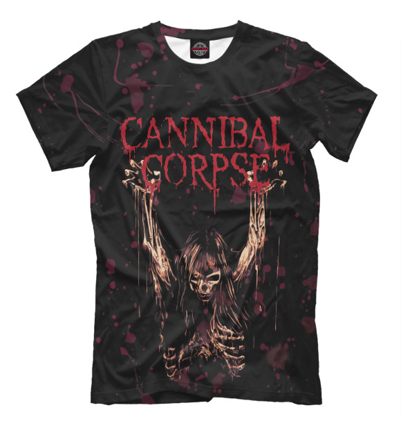 Футболка для мальчиков с изображением Cannibal Corpse цвета Белый