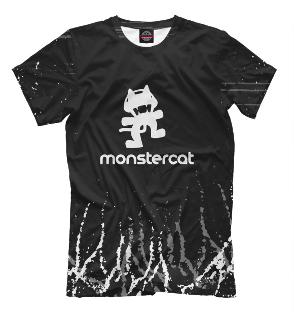 Футболка для мальчиков с изображением Monstercat цвета Белый