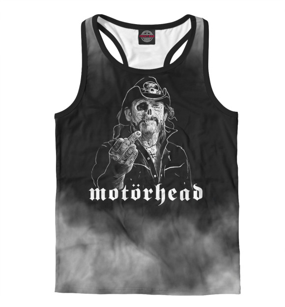 Мужская майка-борцовка с изображением Motorhead цвета Белый