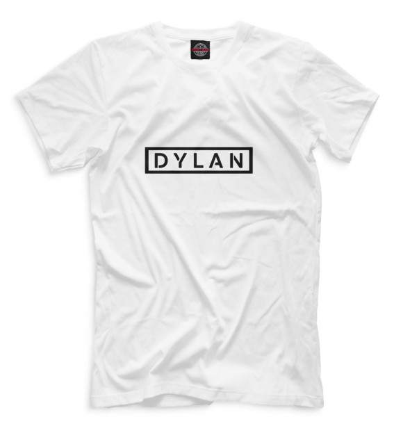 Мужская футболка с изображением Dylan Hartman цвета Белый