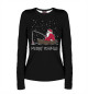 Женский лонгслив Merry fishmas