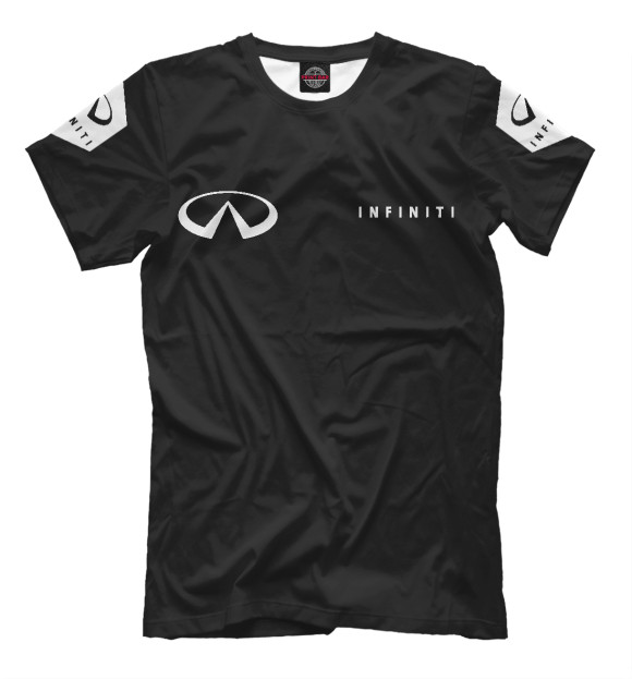 Футболка для мальчиков с изображением Infiniti цвета Белый