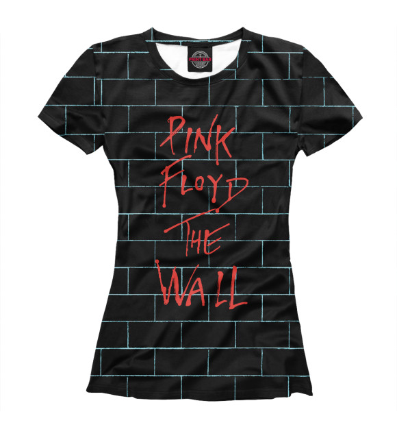 Футболка для девочек с изображением Pink Floyd цвета Белый