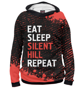 Мужское худи Eat Sleep Silent Hill Repeat