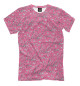 Мужская футболка Розовые растения