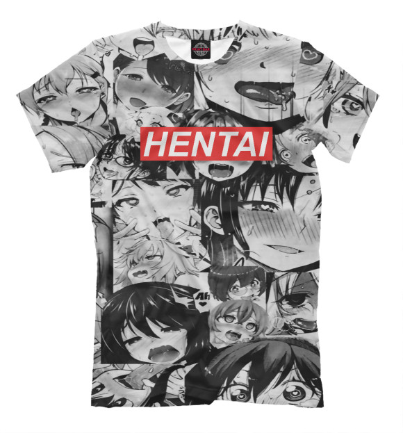 Футболка для мальчиков с изображением Hentai цвета Белый