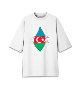 Мужская футболка оверсайз Азербайджан