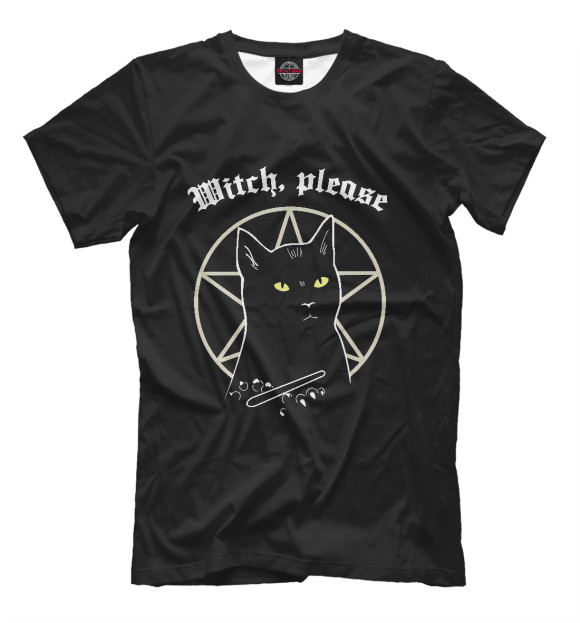 Футболка для мальчиков с изображением Witch Please цвета Белый