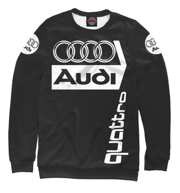 Свитшот для мальчиков с изображением Audi цвета Белый
