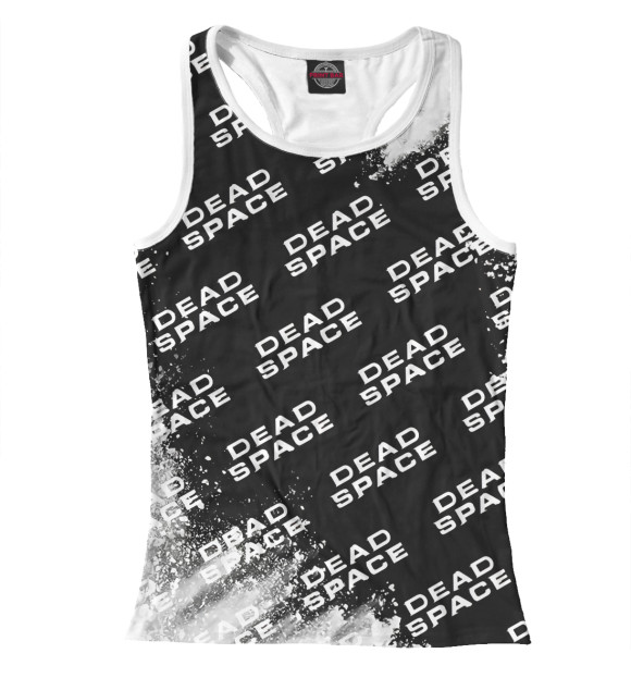 Женская майка-борцовка с изображением Dead Space цвета Белый