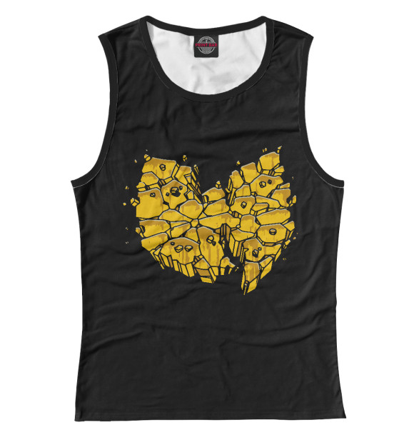 Женская майка с изображением Wu-Tang цвета Белый