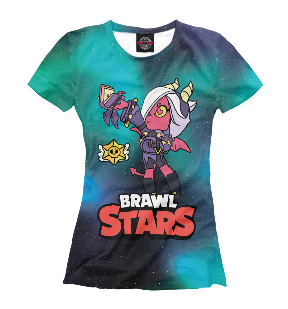 Футболка для девочек с изображением Колетт Colette Brawl Stars цвета Белый