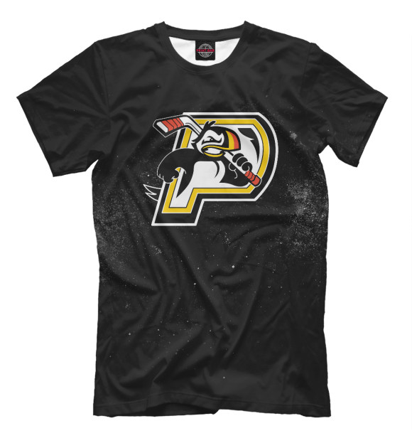 Футболка для мальчиков с изображением Puffins Hockey Club Logo цвета Белый