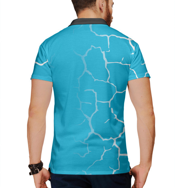 Мужское поло с изображением Manchester City цвета Белый