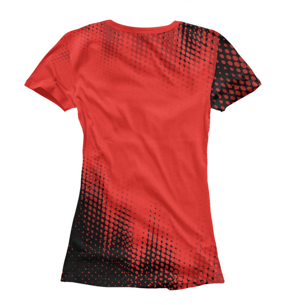 Женская футболка с изображением AC Milan / Милан цвета Белый