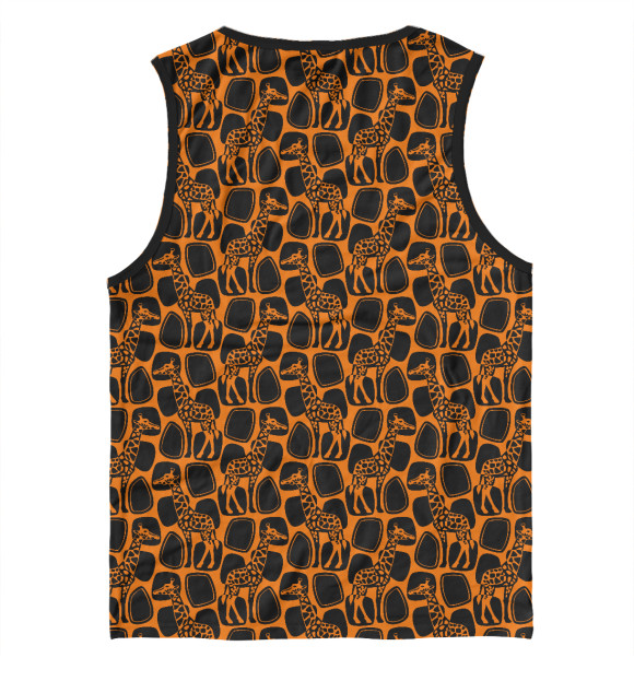 Майка для мальчика с изображением Жирафы цвета Белый