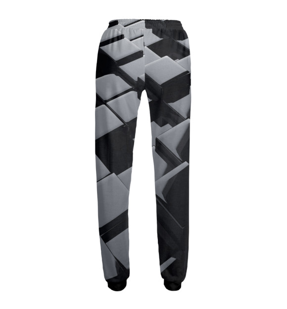 Женские спортивные штаны с притом Хромированные плиты цвета Белый Женские спортивные штаны с изображением Хромированные плиты цвета Белый