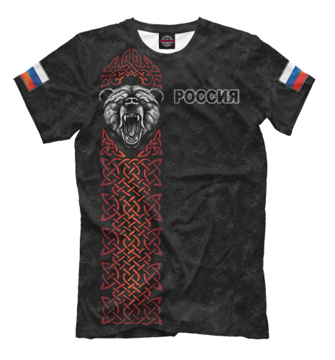 футболки print bar я русский на три сдал Футболки Print Bar Русский Медведь