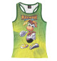 Женская майка-борцовка Rayman green