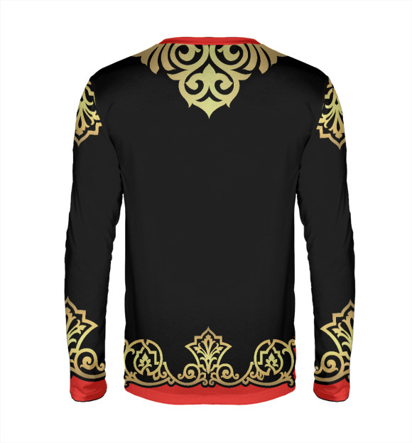 Мужской лонгслив с изображением Добрыня Никитич цвета Белый